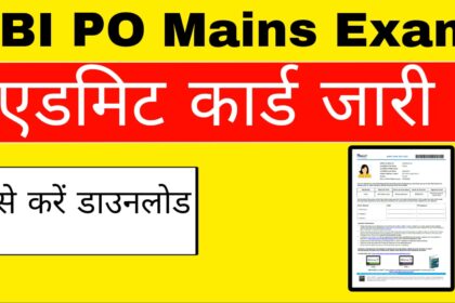 SBI PO Mains Exam 2025